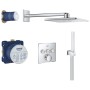 GROHE Grohtherm SmartControl Duschsystem UP mit Rainshower 310 SmartActive, eckig - Detailansicht