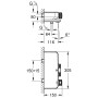 GROHE Grohtherm SmartControl Thermostat-Wannenbatterie - Produktansicht