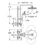 GROHE Vitalio Start 250 Duschsystem mit Thermostatbatterie für Wandmontage - Produktansicht
