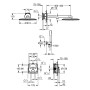 Sistema doccia incasso GROHE Precision SmartControl, con Vitalio SmartActive 310, rotondo