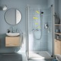 GROHE Precision Flow Thermostat-Brausebatterie 1/2" mit Brausegarnitur 90 cm - Detailansicht