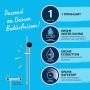 GROHE Precision Flow Thermostat-Brausebatterie 1/2" mit Brausegarnitur 90 cm - technische Ansicht