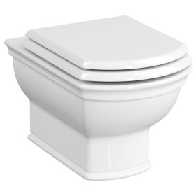 VitrA Valarte WC sospeso VitrA Flush 2.0, scarico a fondo senza bordo