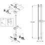 Barra doccia universale GROHE Vitalio 90 cm - immagine prodotto