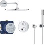 GROHE Grohtherm Duschsystem Unterputz mit Rainshower Cosmopolitan 310 - Detailansicht