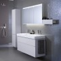 Geberit Smyle Square Doppelwaschtisch 120 cm - Detailansicht