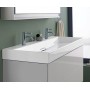 Geberit ONE Waschtisch 120 cm, Abgang horizontal, 2 Hahnlöcher, ohne Überlauf - technische Ansicht