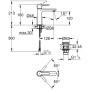 GROHE Lineare Neu Einhand-Waschtischbatterie S-Size - Detailansicht
