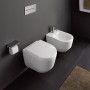 LAUFEN PRO Wandbidet, für Eckventile innenliegend - technische Ansicht
