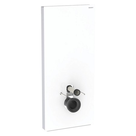 Geberit Monolith Plus Sanitärmodul für Wand-WC, 114 cm, Frontverkleidung aus Glas