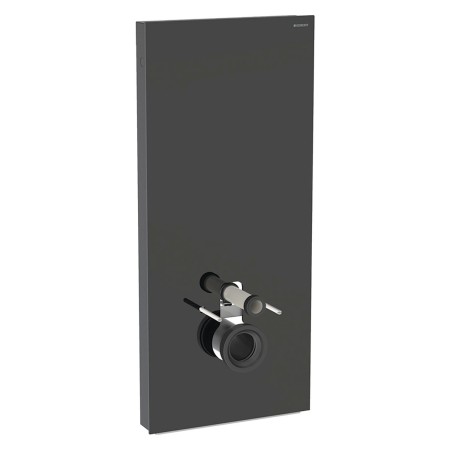 Geberit Monolith Plus Sanitärmodul für Wand-WC, 114 cm, Frontverkleidung aus Glas