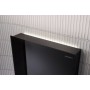 Geberit Monolith Plus Sanitärmodul für Wand-WC, 114 cm, Frontverkleidung aus Glas - technische Ansicht