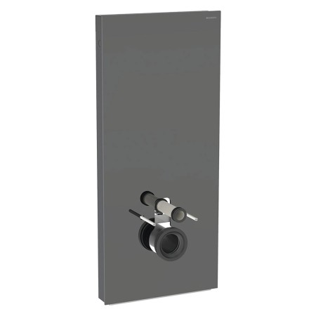Geberit Monolith Plus Sanitärmodul für Wand-WC, 114 cm, Frontverkleidung aus Glas