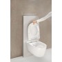 Geberit Monolith Plus Sanitärmodul für Wand-WC, 114 cm, Frontverkleidung aus Glas - technische Ansicht