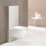 Geberit Monolith Plus Sanitärmodul für Wand-WC, 114 cm, Frontverkleidung aus Glas - Produktansicht