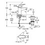 GROHE Swift Einhand-Waschtischbatterie 1/2 S-Size - Produktansicht