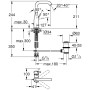 GROHE Essence Neu Einhand Waschtischbatterie L-Size - Detailansicht