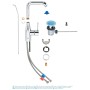 GROHE Essence Neu Einhand Waschtischbatterie L-Size - Produktansicht