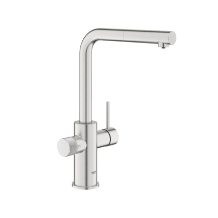 GROHE Blue Pure Minta Miscelatore monocomando per lavello con funzione filtro e beccuccio Mousseur