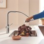 GROHE Blue Pure Minta Miscelatore monocomando per lavello con funzione filtro e beccuccio Mousseur - vista tecnica