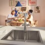GROHE Blue Pure Minta Miscelatore monocomando per lavello con funzione filtro e beccuccio Mousseur - vista dettagliata