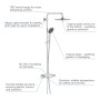 GROHE Vitalio System 260 Duschsystem mit Thermostatbatterie - Produktansicht