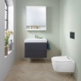 Geberit ONE Waschtisch 75 cm, Abgang horizontal, 1 Hahnloch, ohne Überlauf - Detailansicht