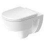 Duravit D-Code WC sospeso con fissaggio Durafix - vista dettagliata