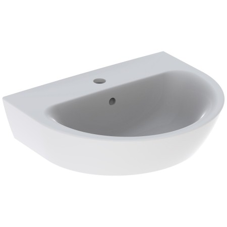Geberit Renova Waschtisch 55 x 45 cm mit Hahnloch und Überlauf