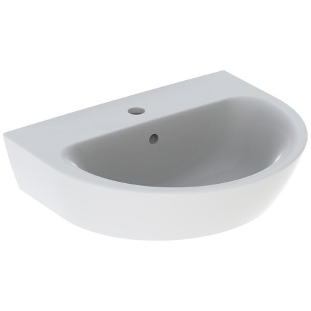 Geberit Renova Waschtisch 55 x 45 cm mit Hahnloch und Überlauf