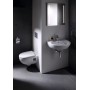 Geberit Renova Waschtisch 55 x 45 cm mit Hahnloch und Überlauf - Detailansicht