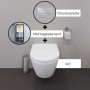 Duravit D-Neo Wand-WC Rimless Komplett-Set - Detailansicht