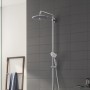 GROHE Euphoria SmartControl Duschsystem 260 Mono mit Thermostat-Wannenbatterie - technische Ansicht