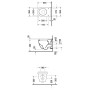 Duravit Starck 3 WC sospeso Comfort Altezza sedile + 5 cm - immagine prodotto