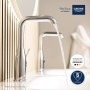 GROHE Essence Neu Einhand-Waschtischbatterie M-Size ohne Ablaufgarnitur - technische Ansicht