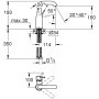 GROHE Essence Neu Einhand-Waschtischbatterie M-Size ohne Ablaufgarnitur - Produktansicht