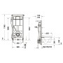 Duravit DuraSystem WC-Element, Geruchsabsaugung manuell, pulverbeschichtet - Detailansicht