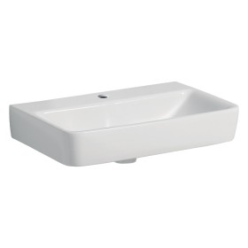 Geberit Renova Compact Waschtisch 60 cm mit Hahnloch, ohne Überlauf