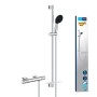 GROHE Precision Feel Thermostat-Brausebatterie 1/2" mit Brausegarnitur 90 cm