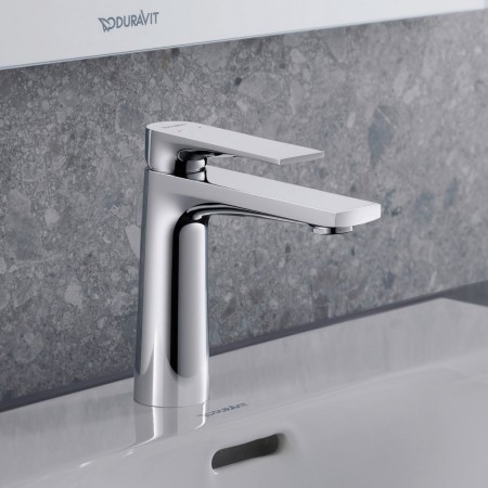 Duravit Tulum Einhebel-Waschtischmischer M FreshStart, ohne Ablaufgarnitur