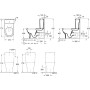 Villeroy & Boch Architectura Spülkasten für WC-Kombination - technische Ansicht