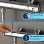 GROHE Precision Start Thermostat-Brausebatterie 1/2" mit Brausegarnitur 60 cm - Detailansicht