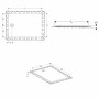 Receveur de douche Geberit Setaplano 160 x 100 cm
