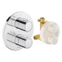 Ensemble de robinetterie thermostatique encastrée Duravit, rond