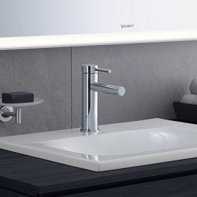 Miscelatore monocomando per lavabo Duravit Circle M senza kit di scarico a stelo