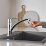 Rubinetto monocomando da cucina GROHE Start con beccuccio piatto 1/2" - vista tecnica
