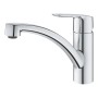Rubinetto monocomando da cucina GROHE Start con beccuccio piatto 1/2" - vista tecnica