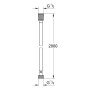 GROHE VitalioFlex Silver Brauseschlauch 200 cm - technische Ansicht