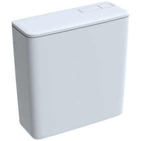 Réservoir de chasse Geberit AP128, double chasse, raccordement d'eau arrière central et latéral