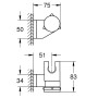 Support doccia universale a parete regolabile GROHE Vitalio - immagine prodotto